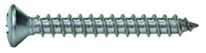 F-08N075POSS-585 #8 X 3/4 PHILLIPS OVAL HEAD SMS TYPE A 18-8 SS